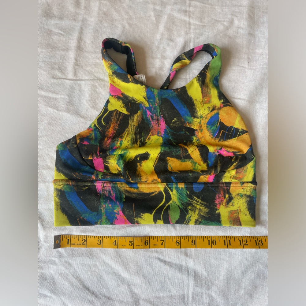 Lululemon Athletica Vibrant Abstract Sports Bra